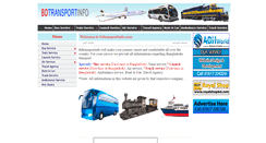 Desktop Screenshot of bdtransportinfo.com