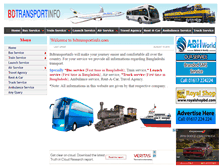 Tablet Screenshot of bdtransportinfo.com